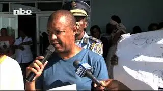 Outjo residents demonstrate against jobs for struggle kids -NBC