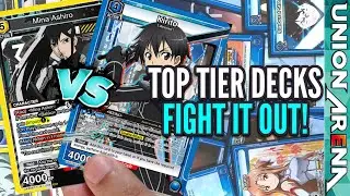 These Kirito & Mina Decks Are Amazing! | Sword Art Online Vs Kaiju No. 8 - Union Arena TCG
