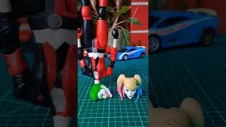 Harley Quinn chooses joker's head #marvel #marveltoys #superhero