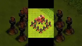 WWE Гигант против Одиночной Адской Башни #coc #shortsfeed #clashofclans