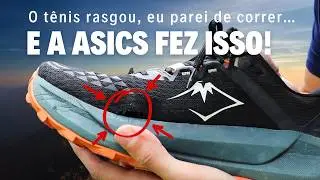 Corri 400 km com o Trabuco 13… ele rasgou, e a ASICS Brasil fez o impensável
