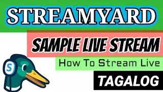 HOW TO STREAM LIVE IN YOUTUBE - STREAMYARD BEGINNERS GUIDE