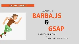 Page Transition using Barbajs and GSAP - HTML, CSS AND JavaScript Tutorial