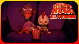 Chicken Little All Cutscenes Full Game Movie (GC, PS2, Xbox, PC)