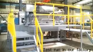 Full Automatic Egg Tray Machine Production Line High Speed Large Capacity