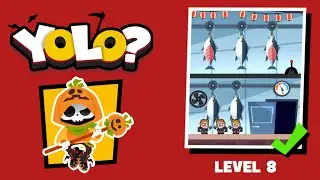 DEATHIGNER or YOLO? Gameplay Level 8 solution
