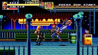Streets of Rage 2 - BK3 Electra playthrough