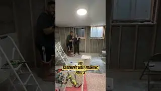 #diy #diyprojects #diyhomerepair #homerepair #basement #homeprojects #diyhomeprojects #wallframe