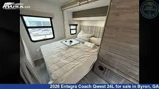 Incredible 2026 Entegra Coach Qwest 24L Class C RV For Sale in Byron, GA | RVUSA.com