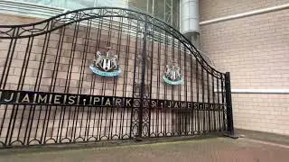 Outside St James Park | New Castle United gates
