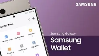 Используйте Samsung Wallet на устройствах серии Galaxy S24 для цифрового хранения платежных карт ...