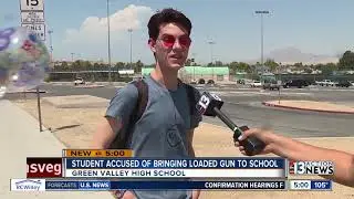 CCSD Police: Teen charged after bringing gun to high school
