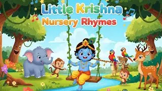 Little krishna nursery rhymes video!! Nursery Rhymes Video !!  phonics song!! Kids video 