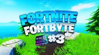 Fortnite Fortbyte #3 Location! - Use the Skull Trooper Emoji at the western most point