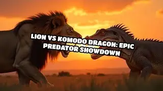 Lion vs Komodo Dragon: Epic Predator Showdown