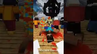 Battling a Minecraft GOD 👑⚡ | Team vs Titan Showdown #minecraftshorts #minecraftanimation #shorts