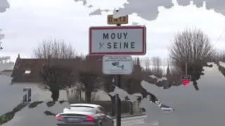 INONDATIONS 2018 en Seine-et-Marne - MOUY S/SEINE ET LA GOUJONNE sous les eaux