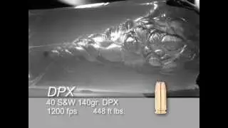 COR&reg;BON DPX 40 S&W 140gr SlowMo