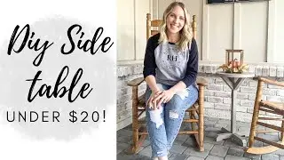 $20 DIY SIDE TABLE