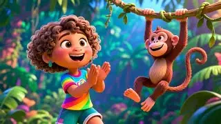 Jungle Adventure Learning Song for Kids | Fun Animal & Alphabet Song, Nursery Rhyme & Toddler