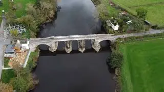 Whitney-on-Wye toll bridge    Whitney Bridge, Hereford. Flyover ✈️👀❌✈️👀🆙👀✈️👍. Drone @redfox111