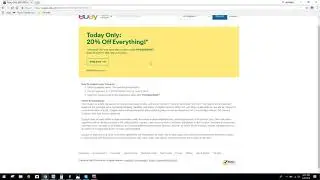 eBay discount code! 20% off today only (6/6/18)!
