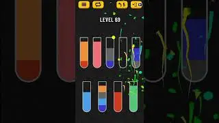 😲 Level 69 😱 | Hard Level | Water Sort Puzzle Game | Brain Boosting Games | #42 Videos For Channel