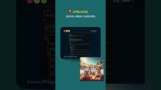 #Social media carousel 🔥🔥 #coding #webdesign #webdevelopment #css #code #html #csscoding