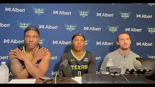 Dallas Wings Postgame Interview vs. Valkyries | Myisha Hines-Allen, Amy Okonkwo & Chris Koclanes