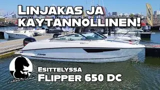 Flipper 650 DC 2025 + Mercury F150 - Veneen esittely