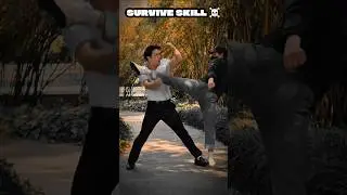 How to defence on road side 🔥 #tutorial #selfdefense #martialarts #kickboxing #safety #karate