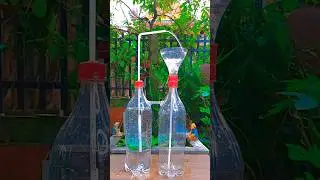 Non-electric automatic water fountain made from plastic bottles |#short