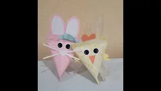 Stampin Up Sour Cream Pouch Rabbit & Chicken