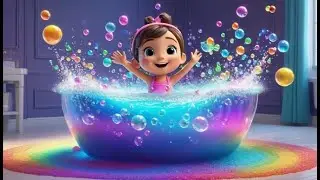 Splish, Splash, A Rainbow Bath | Bath Time Song for Kids | Nursery Rhymes and Baby Songs