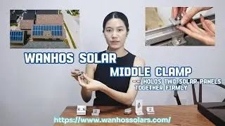 Aluminum Solar Middle Clamp Explained  Precision Mounting for Every Panel 🔧☀️