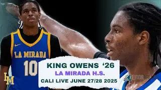 King Riley Owens | 2025 Cali Live Highlight Reel | La Mirada&rsquo;s Elite Point Guard