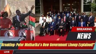 &ldquo;Breaking Peter Mutharika&rsquo;s New Government Lineup