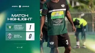 Astros Football Academy vs Young Waves U17 | 1&ndash;0 Win | First League Match
