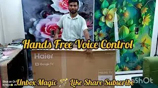 Unboxing of Haier 55 inch HQLED 4K UHD TV #haiertv #besttvseries #4k #haier