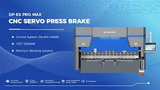 DP-ES PRO MAX 135T 3200 mm CNC Press Brake | High-End Precision Bending