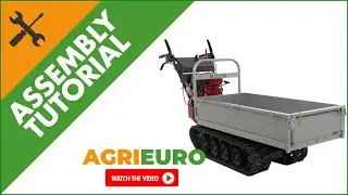 Honda HP 500 BX E1 Tracked Power Barrow - Extendable dumper truck 500 Kg - Assembly tutorial