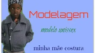 MODELANDO JAQUETA INFANTIL COM ZIPER LATERAL