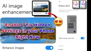 Enable This Hidden Settings in MIUI 14/13 Right Now | Enable Mi/Redmi/Poco Devices Hidden Settings