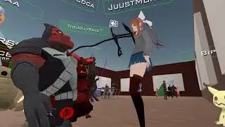VRChat. Monika Poem.