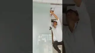 12mm glass partition fitting 😳🙄#glass #shorts #india