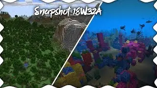 SPOILER !! Snapshot 18w32A - Nuevo bloque de CORAL MUERTO 