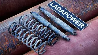 Classic Lada Rear Shock Absorbers And Coil Springs Replace /// LadaPower.com