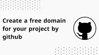 Create a sub domain for your project by github