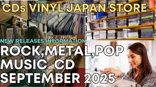 New arrivals !! New Releases Information Septrmber 2025 Rock, Metal, Pop Japan CDs Vinyl