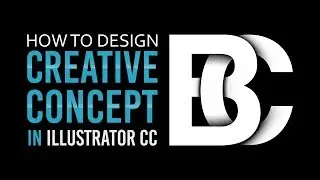 Alphabetical Logo Design in illustrator CC ( BC )